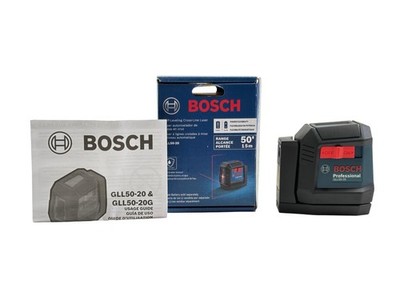 Bosch GLL50-20 Self-Leveling Cross-Line Laser Level