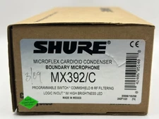 Shure MX392/C Microflex Cardioid Condenser Boundary Omnidirectional Microphone