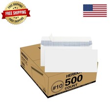 500 Pack Security Self-Seal Envelopes - No.10 Windowless Tinted for Privacy