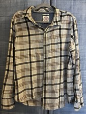 Fat Face, Large Regular Fit Shirt. Blue/Grey Checkered