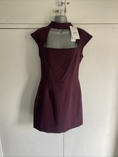 Zara Ladies Beautiful Dress Medium Maroon BNWT RRP £32.99