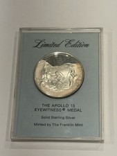The Apollo 15 Flight July 26 to Aug 7, 1971 Commemorative Eyewitness Medal Coin