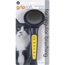 Jw Petmate Gripsoft Cat Brush White & Blue One Size