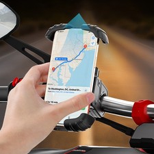 360 Rotation Motorcycle Bike Bicycle Holder Mount Handlebar For Cell Phone GPS