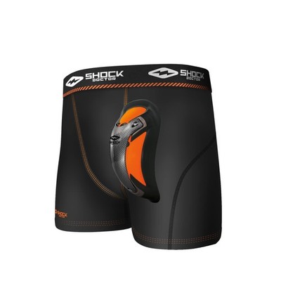 Men s Shock Doctor 335 Ultra Pro Compression Boxer Brief with Ultra Cup (Black M