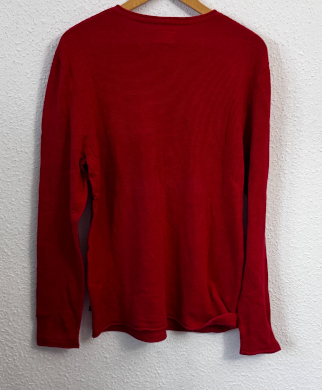 Q/S designed by s.Oliver Men’s V-Neck Knit Jumper - Red (Size XL) image 10