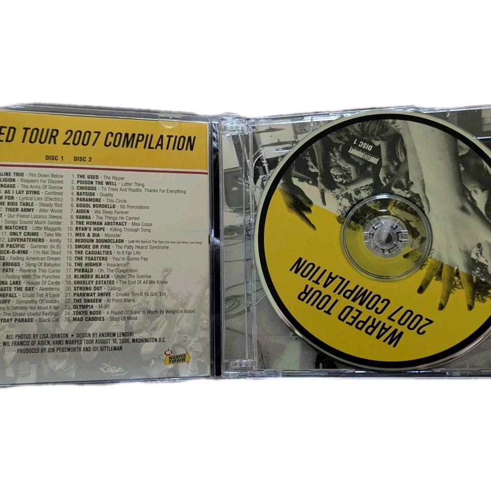 Warped Tour 2007 / Various (CD, 2007) - Изображение 4 из 4