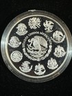 Mexico 1999-2000 5 Pesos Silver Coin Millennium Series La Paz del Mundo — photo 2