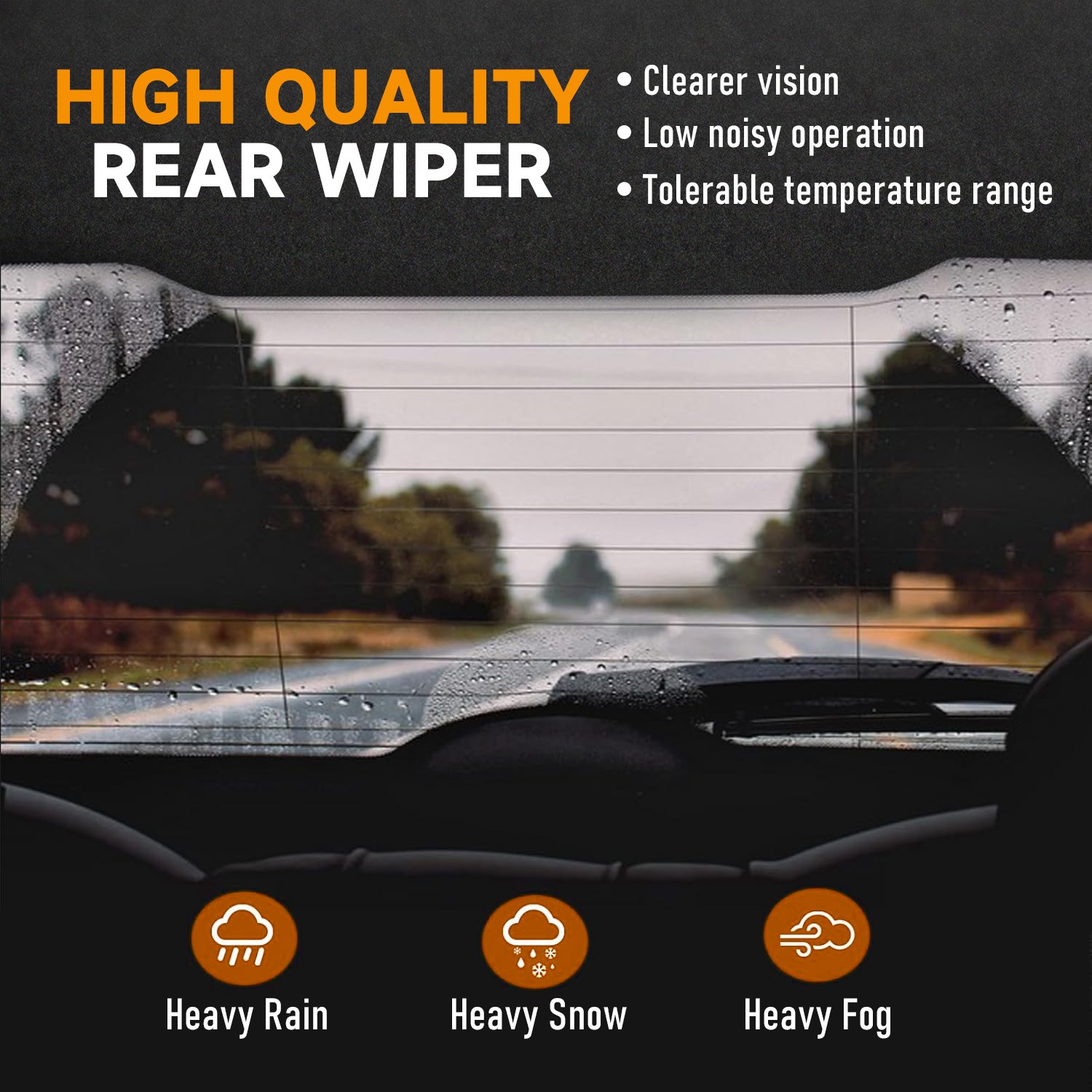 22" + 19" OEM Quality Bracketless Windshield Wiper Blades J-Hook Pair All Season