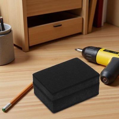 Shock Absorbing Foot Pads for Kitchen Appliances Noise Dampening Pad in Black