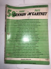 50 chansons de John Lennon & Paul McCartney Easy Big Note Guitar Beatles Songbook