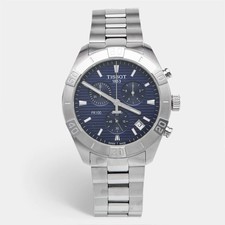 Tissot PR100 T101.617.11.041.00 Blue Dial Stainless Steel Mens Wristwatch 44 mm