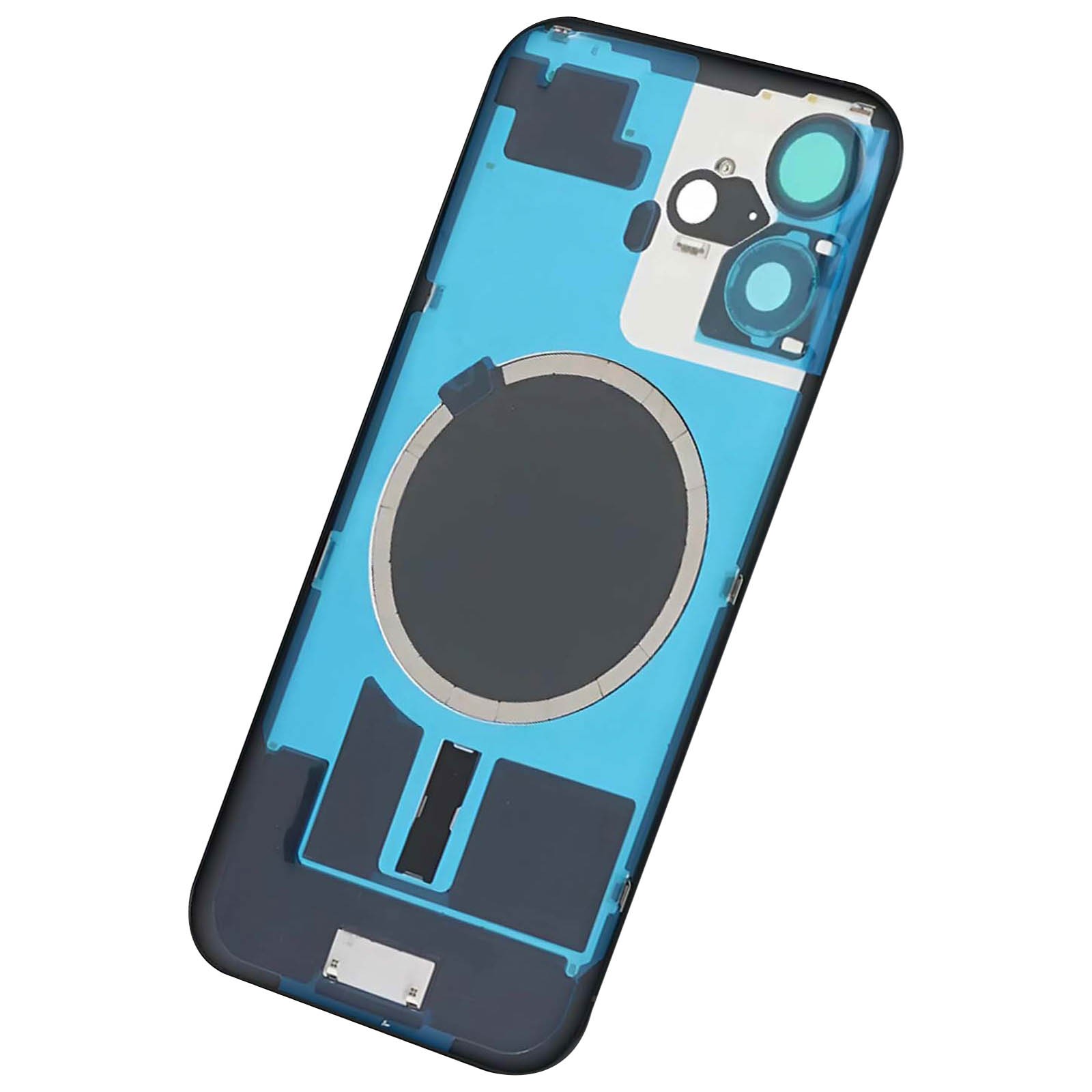 Cache batterie de remplacement pour iPhone 16 noir Clappio pièce dos - 3