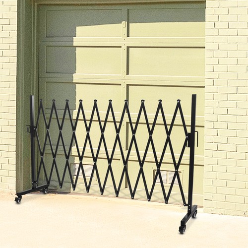 Safety Barrier Gate Portable Safety Barrier Expandable Barrier Gate with Wheel - Afbeelding 15 van 17