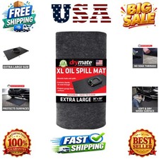 XL Oil Spill Mat 36" x 59", Absorbent Oil Pad, Reusable, Washable, Durable, ...