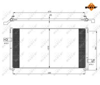 Kondensator, Klimaanlage Easy Fit Nrf 35877 FüR Subaru