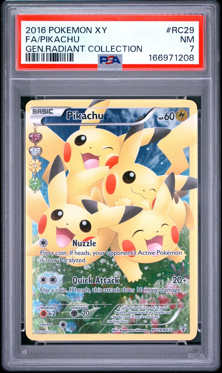 Pokémon TCG Grade 7 Pikachu Individual Collectible Card Game Cards