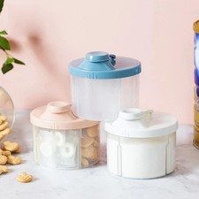 4Grid Baby Formula Dispenser Portable Milk Powder Container Feeding Storage Box