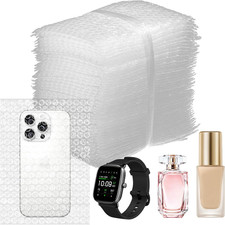 60 Pcs Bubble Out Bags 6"X8 ",Clear Bubble Out Bags,Double Cushioned Bag