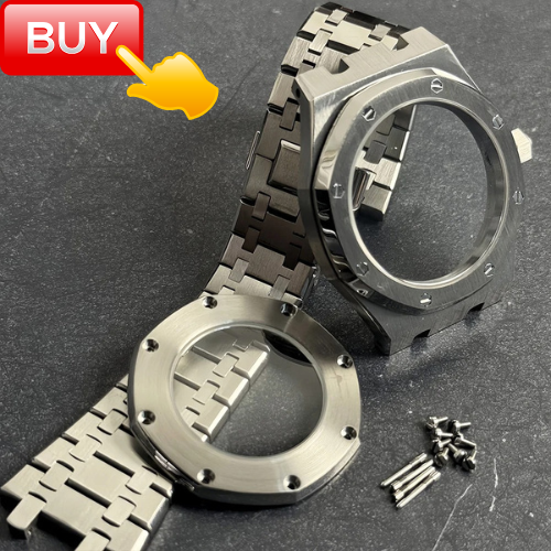 Octagonal 42mm Watch Case Mod Kit Sapphire Fit Seiko NH34 NH35 NH36 NH38 NH70