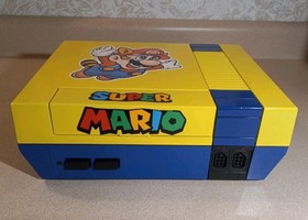 Nintendo NES Custom Painted Console & Controller - SMB 3 Theme, New Pins!  