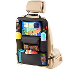 Car Seat Organizer, Ultra Version Kids Backseat Car Organizers 1 Pack Black
