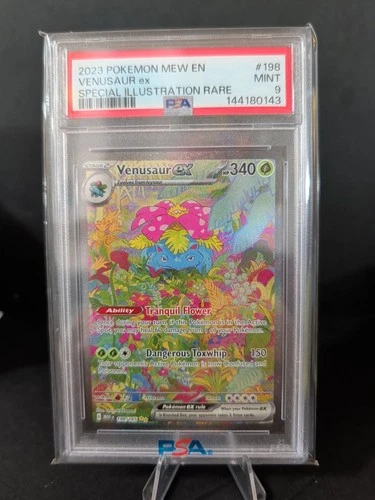Venusaur ex 198/165 - Scarlet & Violet 151 Holo - Graded PSA 9