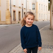 Crewcuts Girls Navy Blue Long Sleeve Sweater   Size L 10  11 