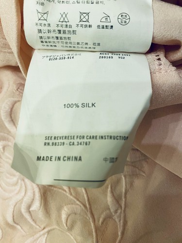 ++ Just cavalli Design Seide Top Bluse Langarm 100% Seide DE 36/38 *wie neu* ++ - Bild 6 von 6