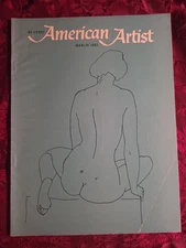 AMERICAN ARTIST March 1962 Henry Strater Joseph Santoro Tony Palladino