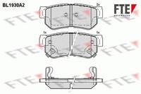 FTE Bremsbelagsatz Scheibenbremse 9010520 FüR Hyundai Tucson JM Getz TB Santa FÉ