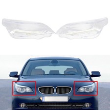 Scheinwerferabdeckung Lampenschirm f�r BMW E60 E61 525i 530i 540i 2003�2010 Paar