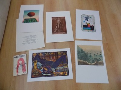 Horst ANTES, E. Fekete, Ernst Fuchs, Rudolf Hausner. Kunst der Graphik, 1975