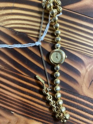 Vintage Seiko Quartz Womans Beaded Watch 1E20-0079 | eBay