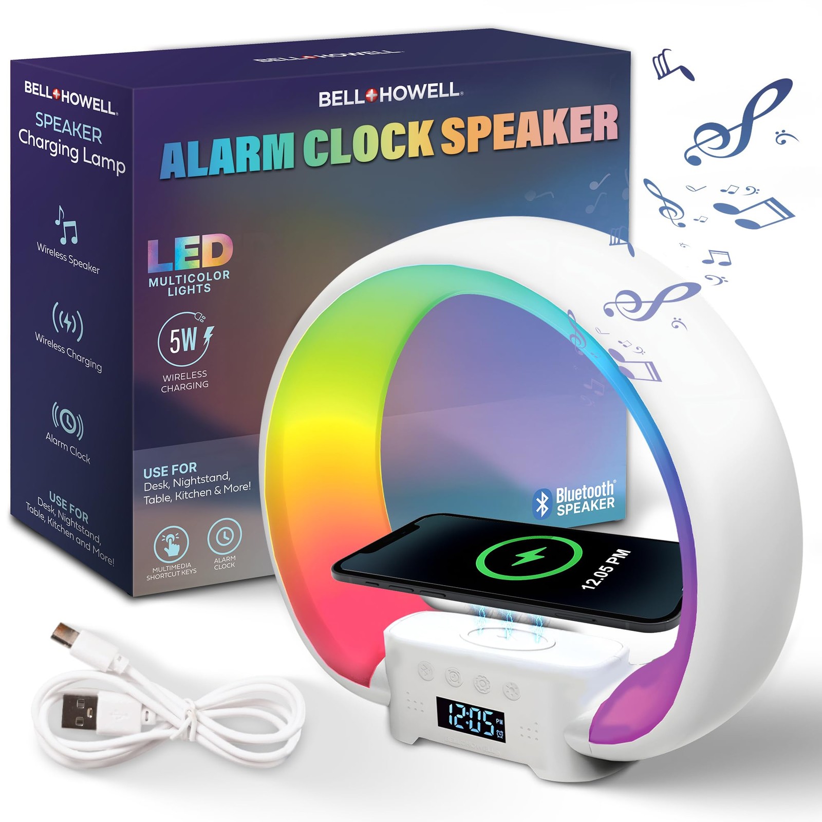 For Heavy Sleepers, Bluetooth Speaker With Built