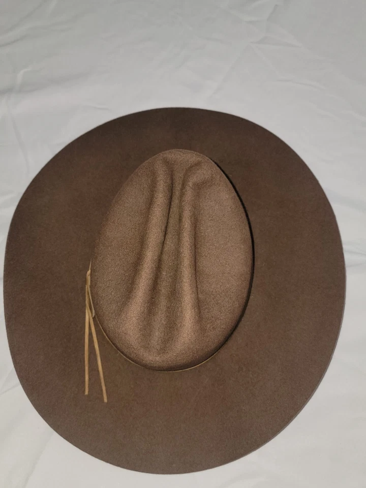 Chapéu de cowboy infantil de lã tamanho médio - Imagem 4 de 4