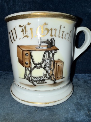 Occupational Shaving Mug, Sewing Machine