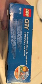 LEGO 60117 City Van & Caravan Trailer BBQ Dog New Sealed