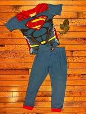 Superman Little Boys Pajama Set Size 8, Fits more like 6/7 
