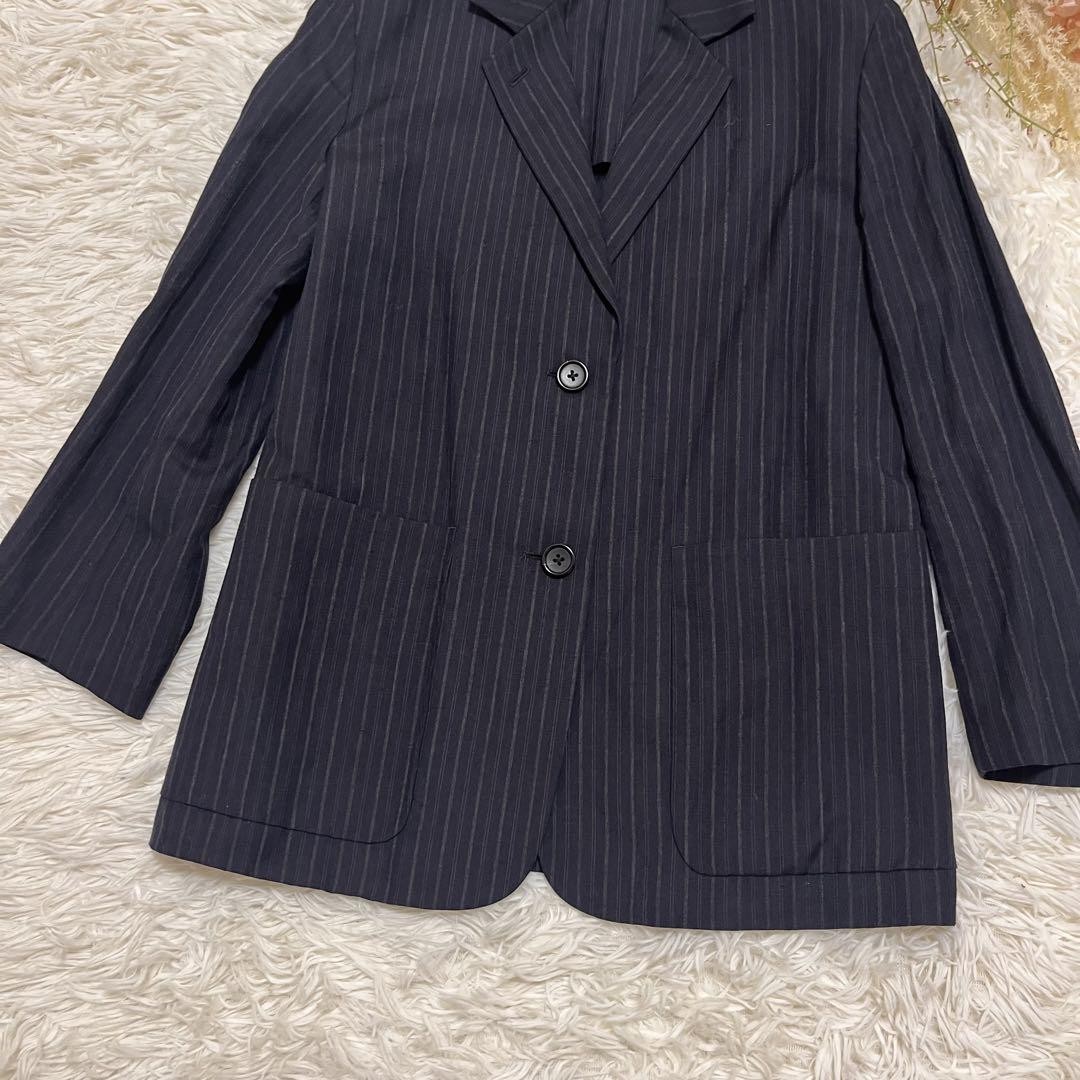 MARGARET HOWELL×FOX BROTHERS リネン　ジャケット　M MARGARET HOWELL×FOX BROTHERS リネン ジャケット M