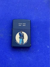 Civil War Zippo Collectible 1991 Used Scratches and Wear