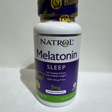 New Natrol Melatonin Fast Dissolve - 5 mg 150 Tabs Value Size 1/31/26