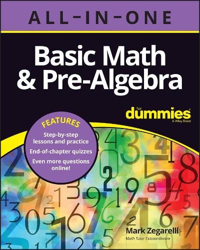 Basic Math & Pre-Algebra All-in-One For Dummies (+ Chapter Quizzes Online) by M - Image 3