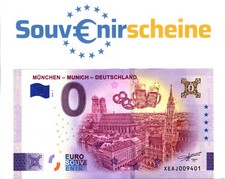 0 Euro Schein XEAJ 2026-3 M&Uuml;NCHEN - MUNICH - DEUTSCHLAND (gold)