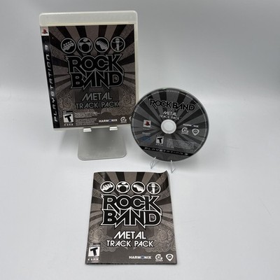 Rock Band: Metal Track Pack (Sony PlayStation 3, 2009) Complete W/ Manual Tested
