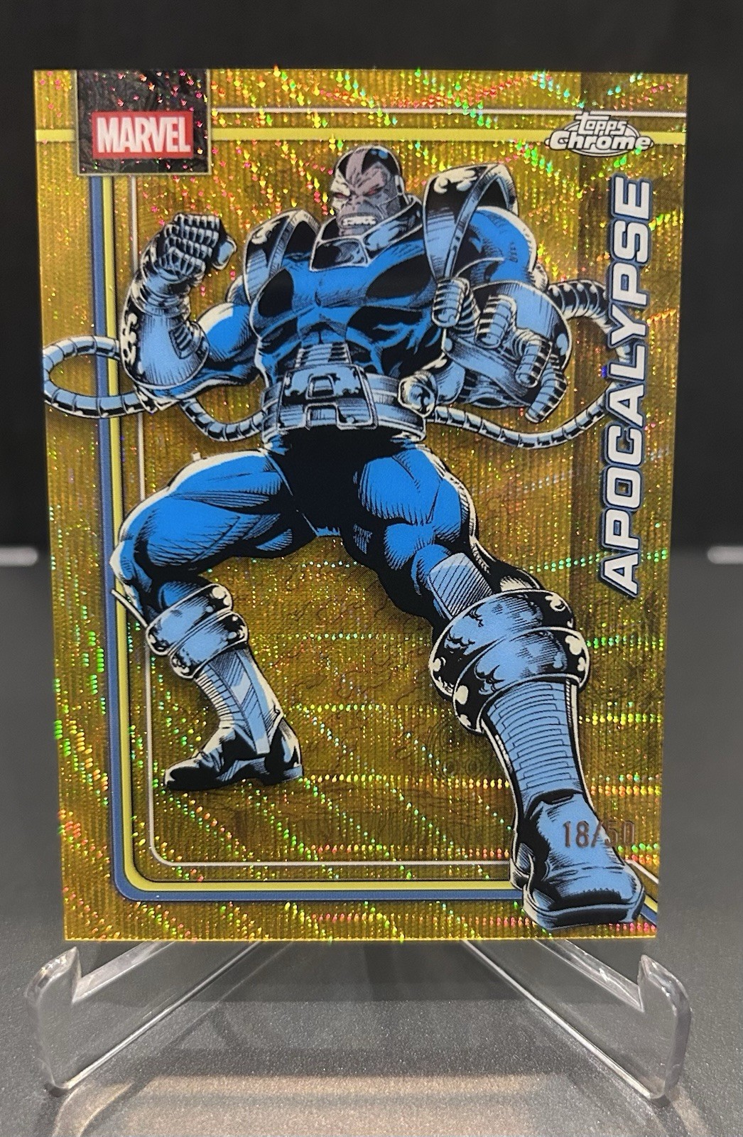 Apocalypse - Gold Wave Refractor /50 - 2026 Topps Marvel Comics Chrome