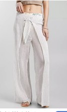Billabong Golden Dawn Women s Wide Leg Beach Pant White Size M