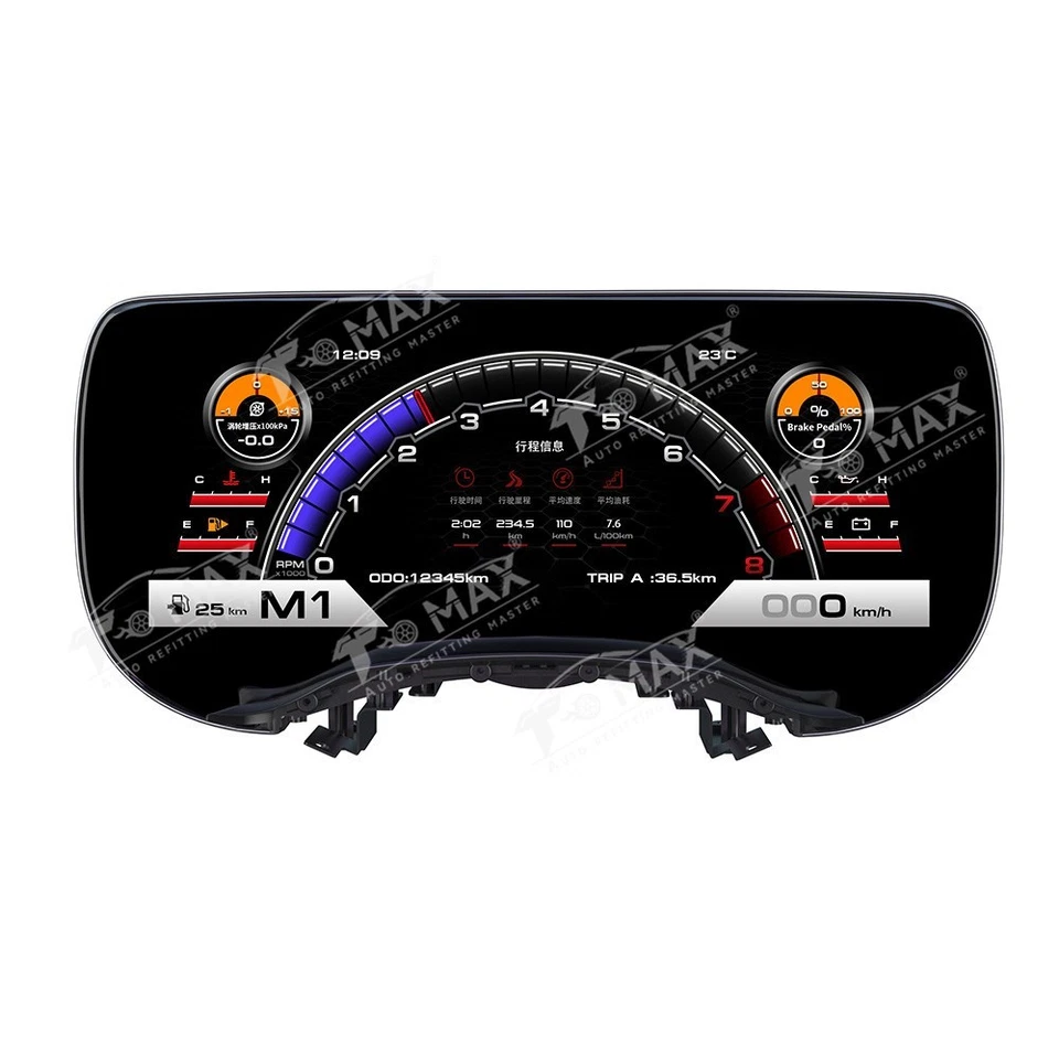 Para Nissan 350Z 370Z 2002-2008 Coche LCD Tablero Digital Panel Cluster Virtual Foto 3 de 4