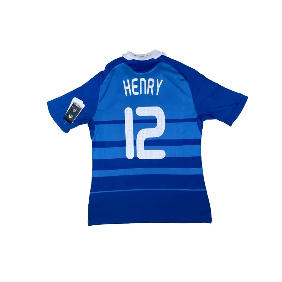 Maillot football vintage Equipe de France #12 Henry domicile saison 2009-2010 - Photo 2/3