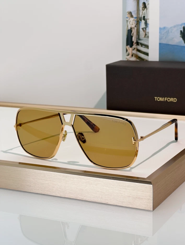 Tom Ford Gold Sunglasses for Men for sale | eBay